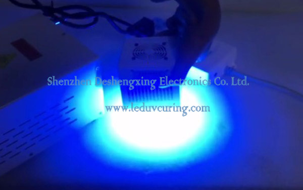 Circular High Power Ultraviolet LED Curing Lamp Solidifying UV Glue Ink Coatings