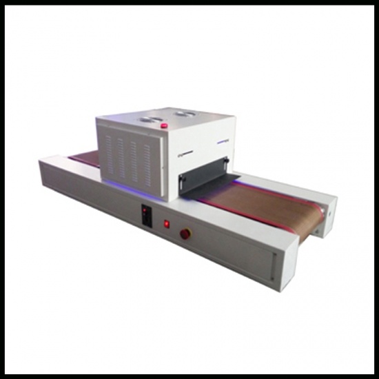 Energibesparing UV-LED-Härdning System med Stationära Transportband för Utskrift