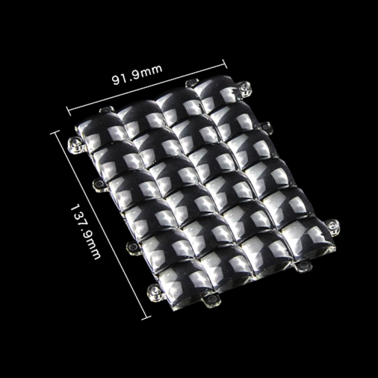 24st 405nm LED 3D-skrivarlins UV LED parallell ljuskälla modul
