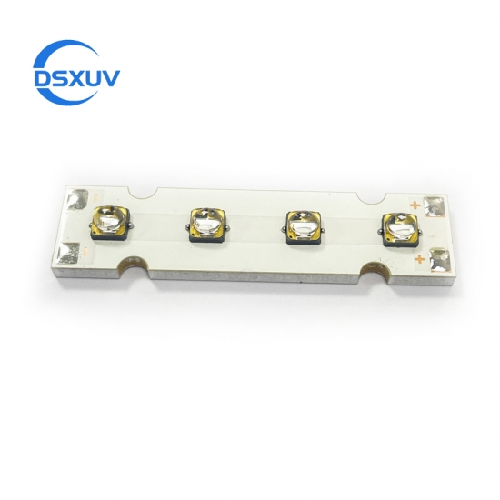 Högeffekts 20W 365nm UV LED-modul som använder CUN6GB1A ultravioletta LED-ljuspärlor
