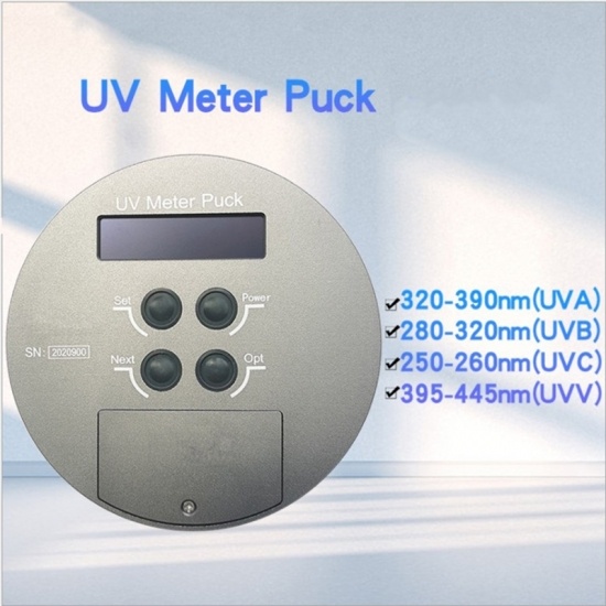 UV-meter pucktest UVA UVB UVC UVV Belysningsstyrningsdetektor